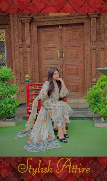Original Pakistani Lahore Boutique Pure Lawn Stitched 3Pcs